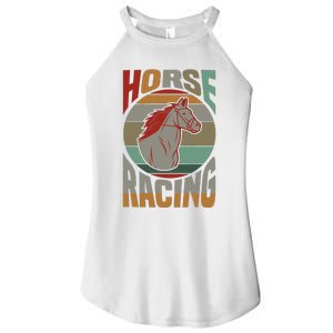 Horse Racing Women's Perfect Tri Rocker Tank