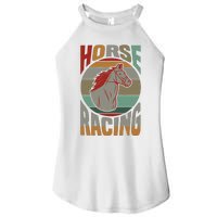 Horse Racing Women's Perfect Tri Rocker Tank