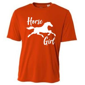 Horseback Riding Horse Gift Cooling Performance Crew T-Shirt