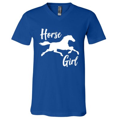 Horseback Riding Horse Gift V-Neck T-Shirt