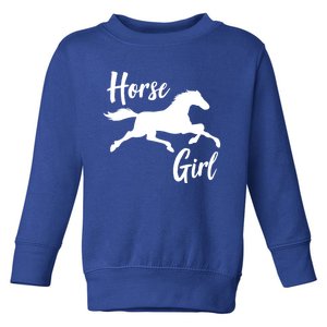 Horseback Riding Horse Gift Toddler Sweatshirt