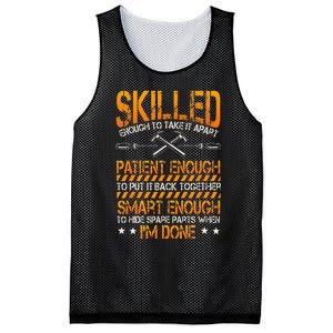 Handyman Repairman Handworker Builder Handyperson Fixer Mesh Reversible Basketball Jersey Tank