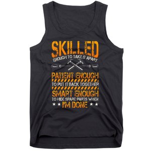 Handyman Repairman Handworker Builder Handyperson Fixer Tank Top