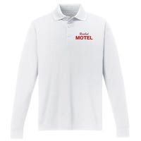 Hotel Rosebud Performance Long Sleeve Polo