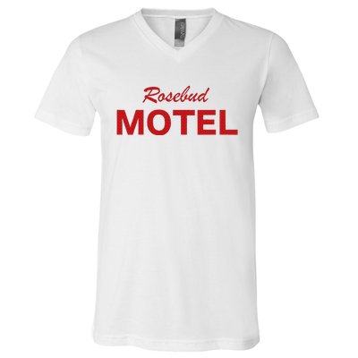 Hotel Rosebud V-Neck T-Shirt