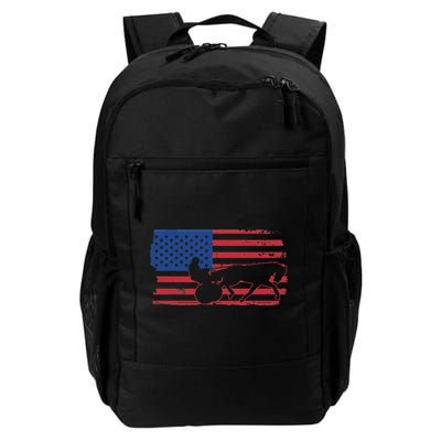 Horse Racing Harness Racing USA Flag Trotter Pacer Backpack