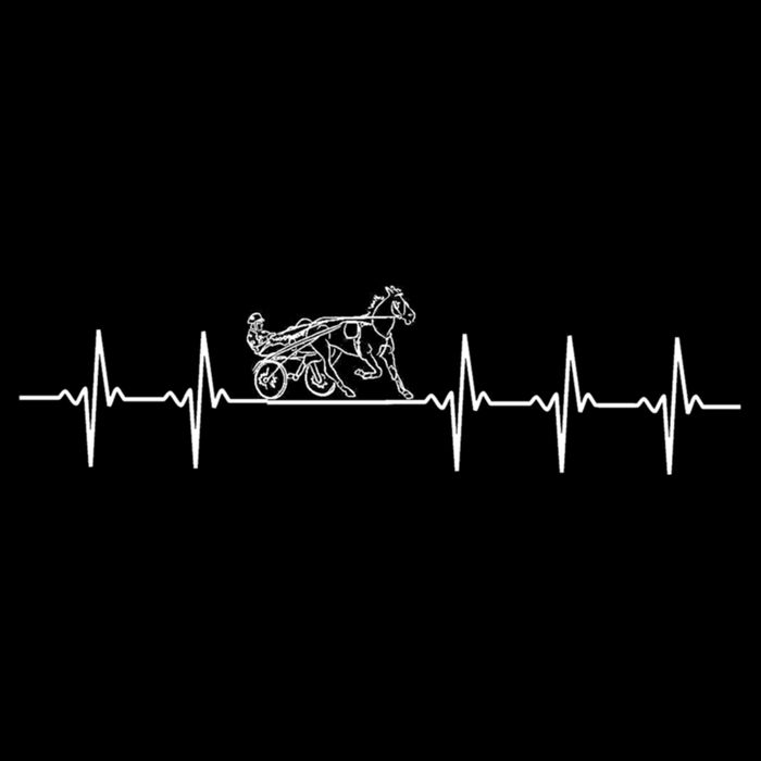 Harness Racing Heartbeat Great Gift Love Horse Racing Impact Tech Backpack