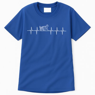 Harness Racing Heartbeat Great Gift Love Horse Racing Tall T-Shirt