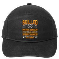 Handyman Repairman Handworker Builder Handyperson Fixer 7-Panel Snapback Hat