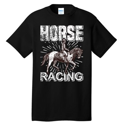 Horse Racing Tall T-Shirt