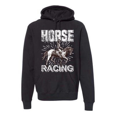 Horse Racing Premium Hoodie