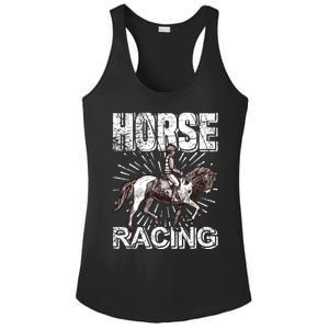 Horse Racing Ladies PosiCharge Competitor Racerback Tank