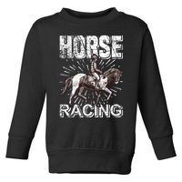 Horse Racing Toddler Sweatshirt