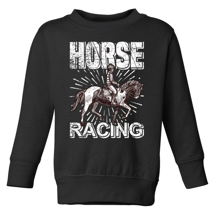 Horse Racing Toddler Sweatshirt