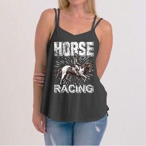 Horse Racing Women's Strappy Tank