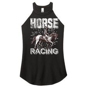 Horse Racing Women's Perfect Tri Rocker Tank