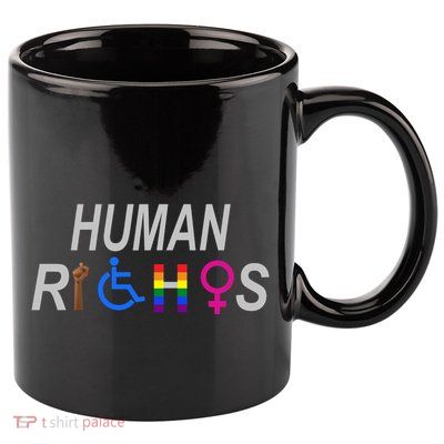 Human Rights 11oz C Handle Ceramic Mug