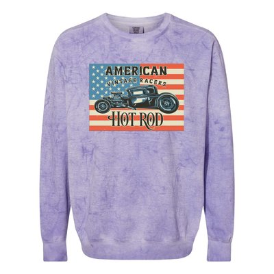 Hot Rod Colorblast Crewneck Sweatshirt