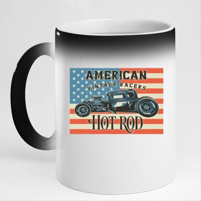 Hot Rod 11oz Black Color Changing Mug