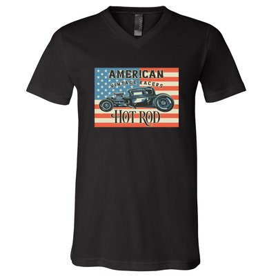 Hot Rod V-Neck T-Shirt