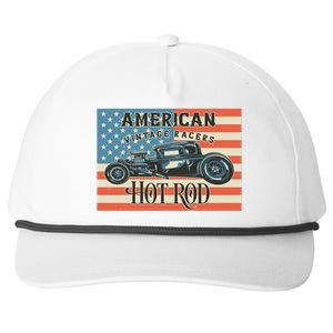 Hot Rod Snapback Five-Panel Rope Hat