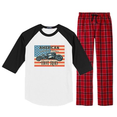 Hot Rod Raglan Sleeve Pajama Set