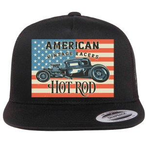 Hot Rod Flat Bill Trucker Hat