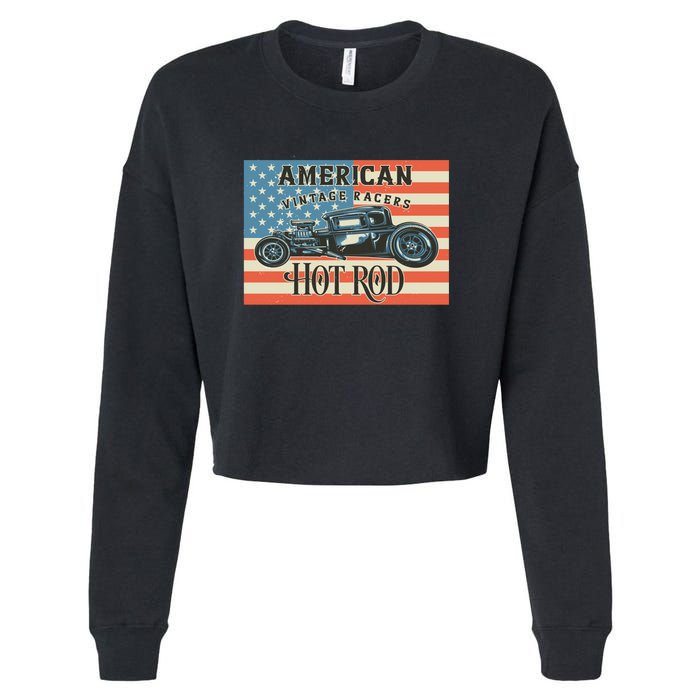 Hot Rod Cropped Pullover Crew