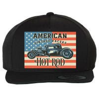 Hot Rod Wool Snapback Cap