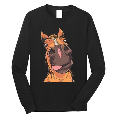 Horse Riding Long Sleeve Shirt