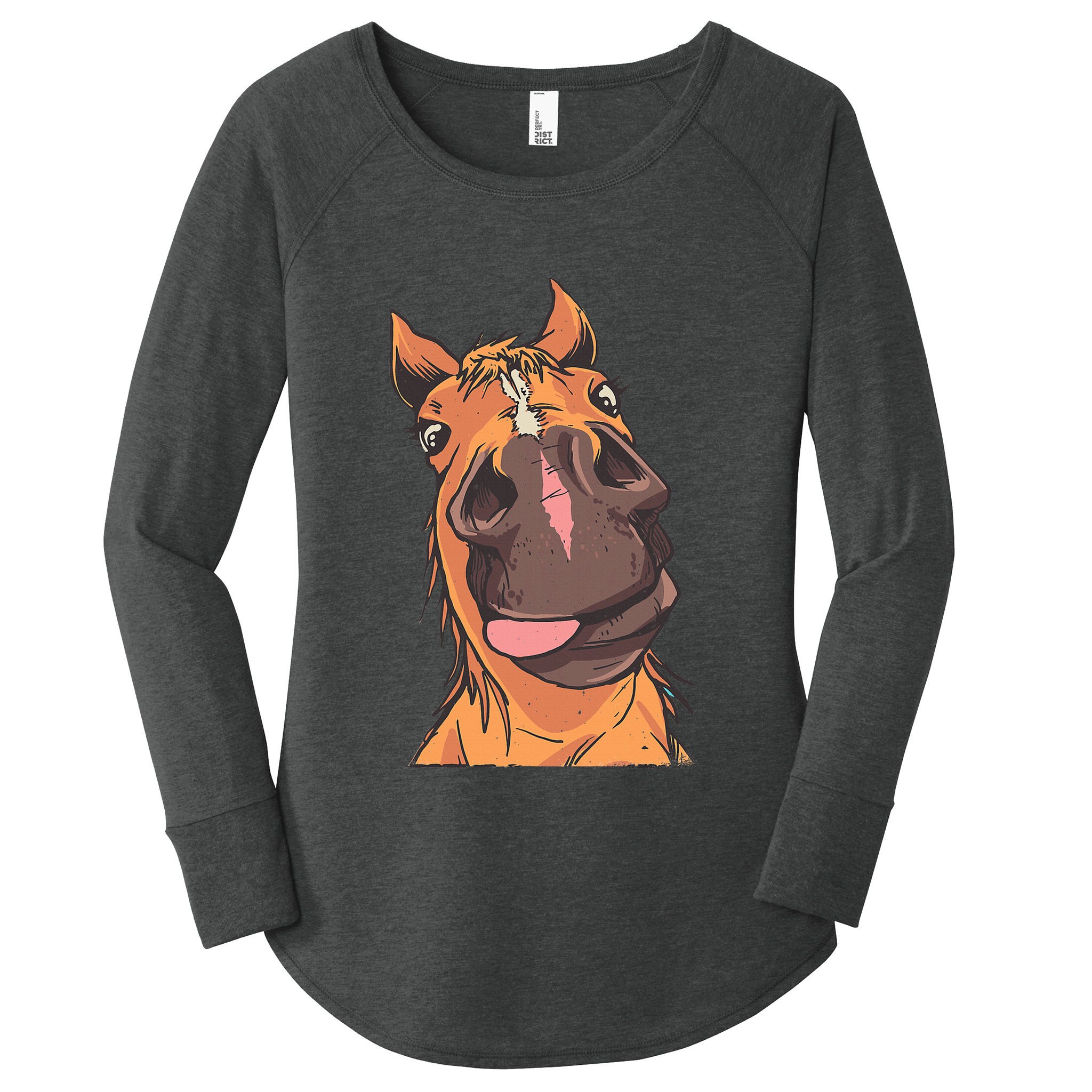 Horse Riding Women's Perfect Tri Tunic Long Sleeve Shirt