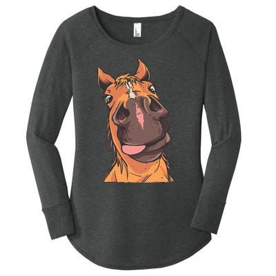 Horse Riding Women's Perfect Tri Tunic Long Sleeve Shirt