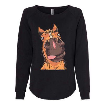 Horse Riding Womens California Wash Sweatshirt