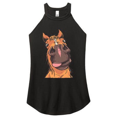 Horse Riding Women's Perfect Tri Rocker Tank