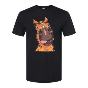 Horse Riding Softstyle® CVC T-Shirt