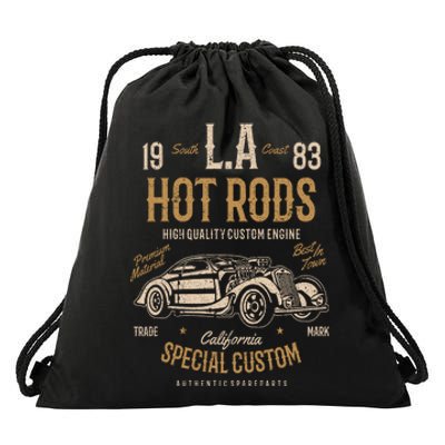 Hot Rod Drawstring Bag