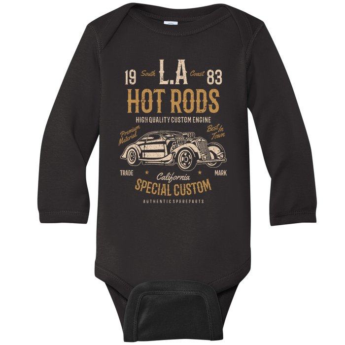 Hot Rod Baby Long Sleeve Bodysuit