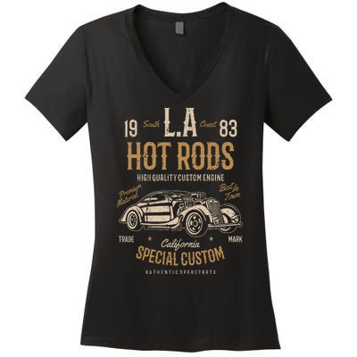 Hot Rod Women's V-Neck T-Shirt