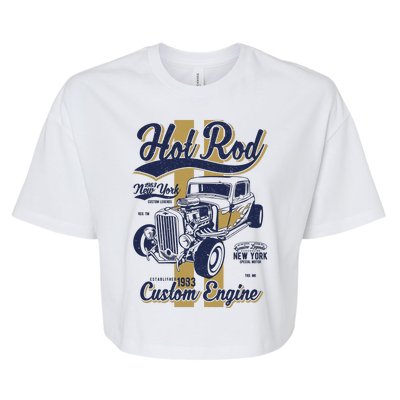 Hot Rod Bella+Canvas Jersey Crop Tee