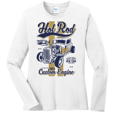 Hot Rod Ladies Long Sleeve Shirt