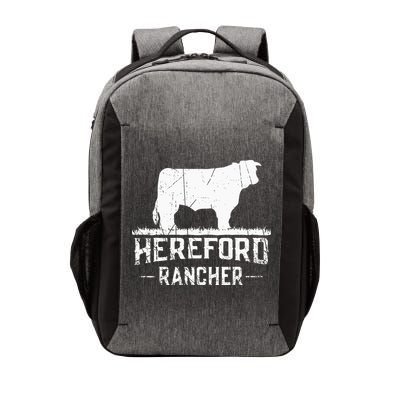 Hereford Rancher Hereford Cow For Cattle Farmer Vector Backpack