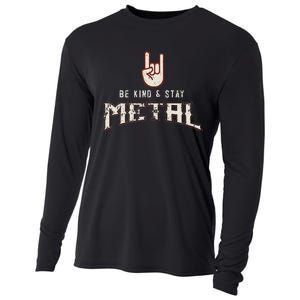 Hard Rock Heavy Metal Be Kind And Stay Metal Cooling Performance Long Sleeve Crew