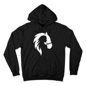 Horse Riding Horse Riding Horse Motif Hoodie