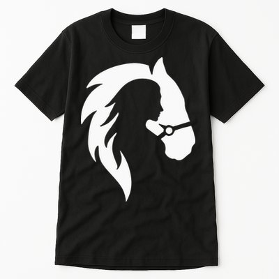 Horse Riding Horse Riding Horse Motif Tall T-Shirt