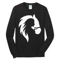 Horse Riding Horse Riding Horse Motif Tall Long Sleeve T-Shirt