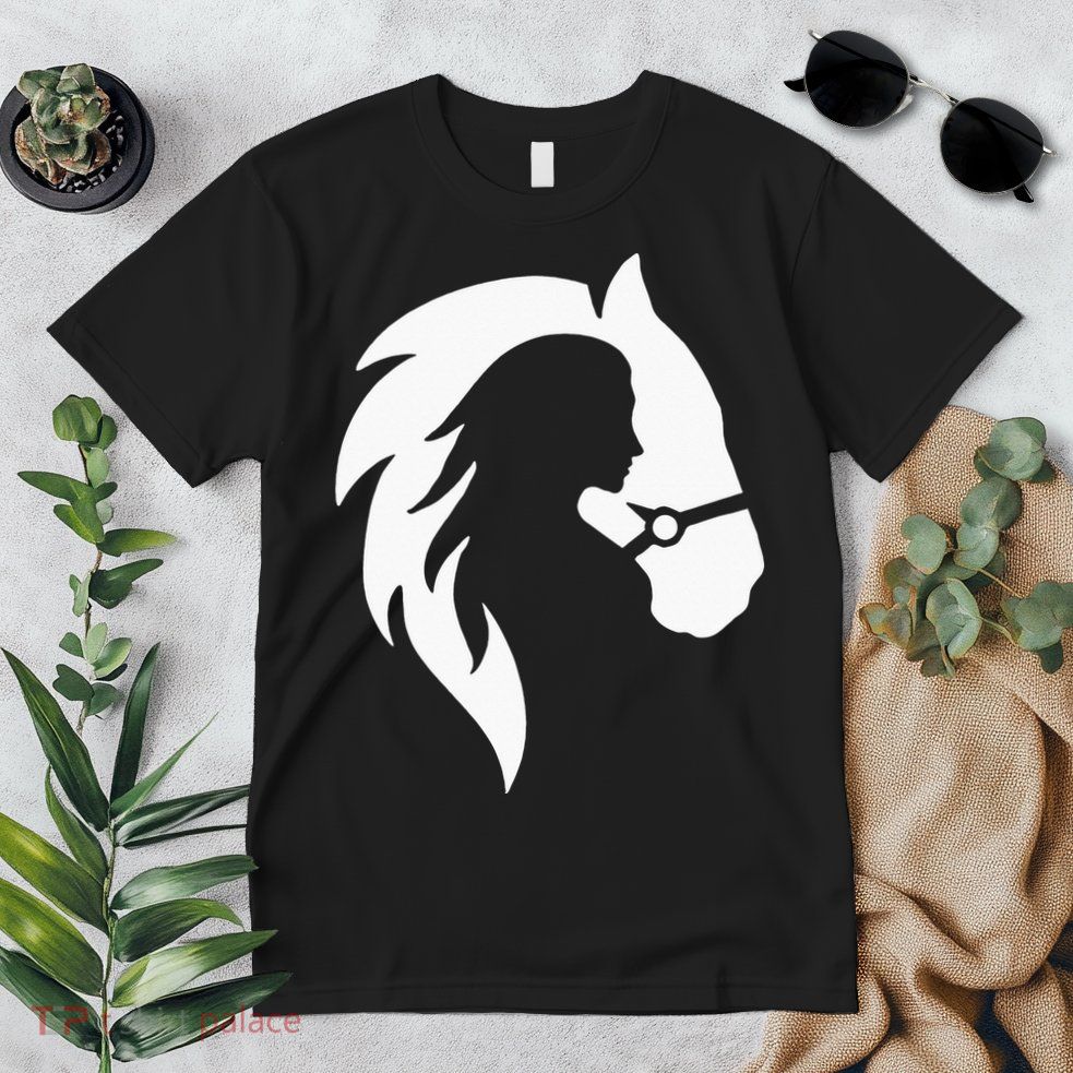 Horse Riding Horse Riding Horse Motif Premium T-Shirt