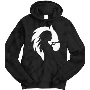 Horse Riding Horse Riding Horse Motif Tie Dye Hoodie