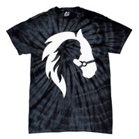 Horse Riding Horse Riding Horse Motif Tie-Dye T-Shirt