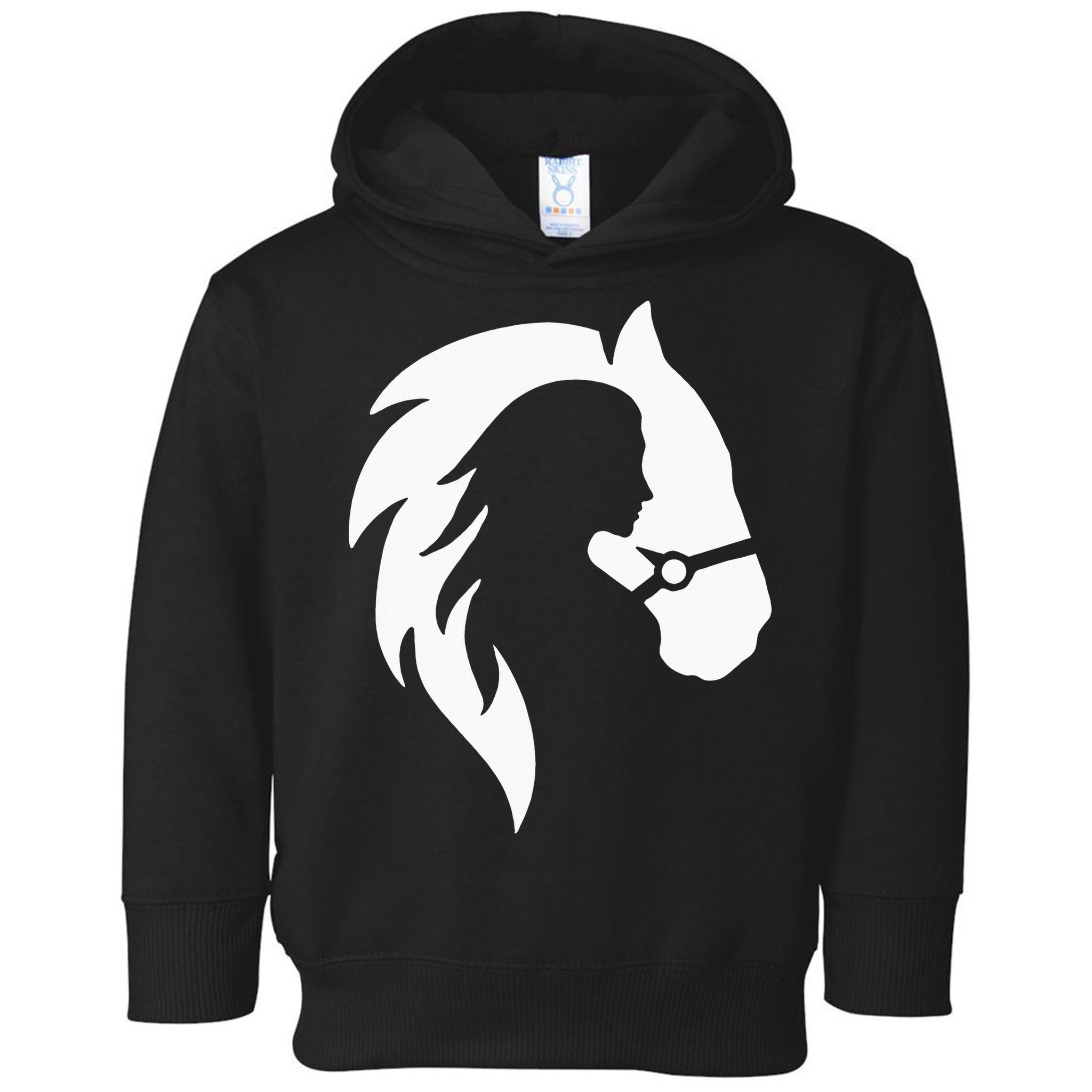 Horse Riding Horse Riding Horse Motif Toddler Hoodie