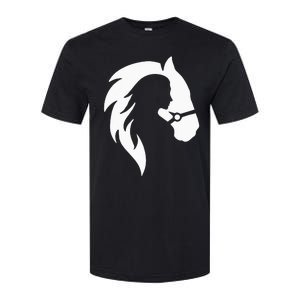 Horse Riding Horse Riding Horse Motif Softstyle CVC T-Shirt